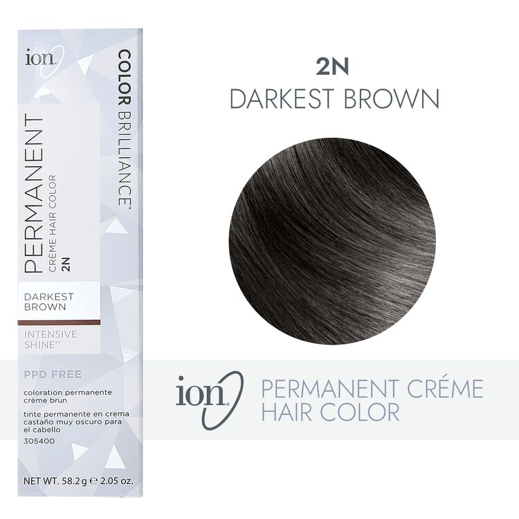 2N Darkest Brown Permanent Creme Hair Color