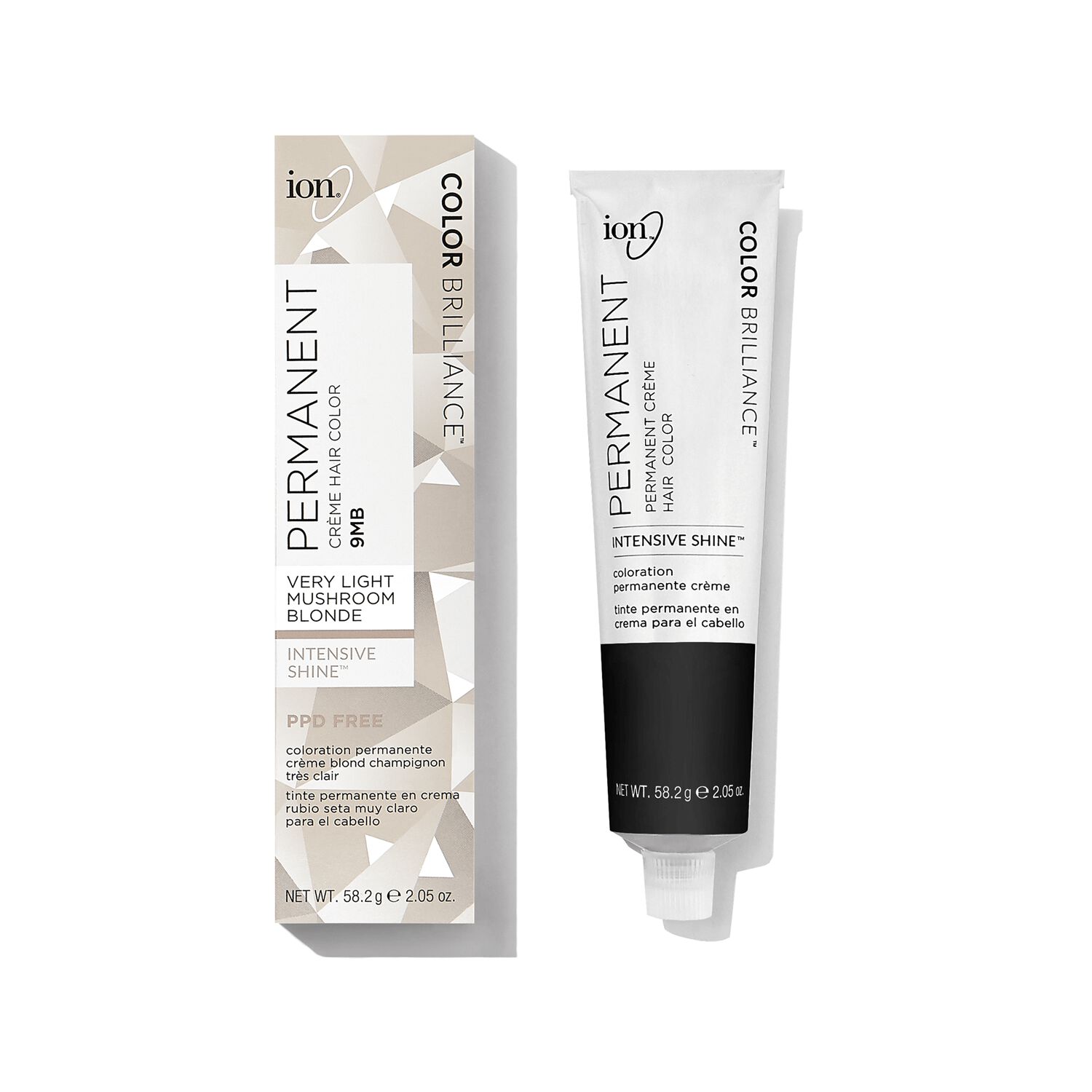 ion 9MB Very Light Mushroom Blonde Permanent Creme Hair Color by Color