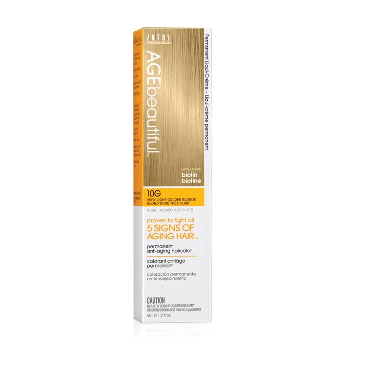 10G Very Light Golden Blonde Permanent Liqui-Creme Hair Color