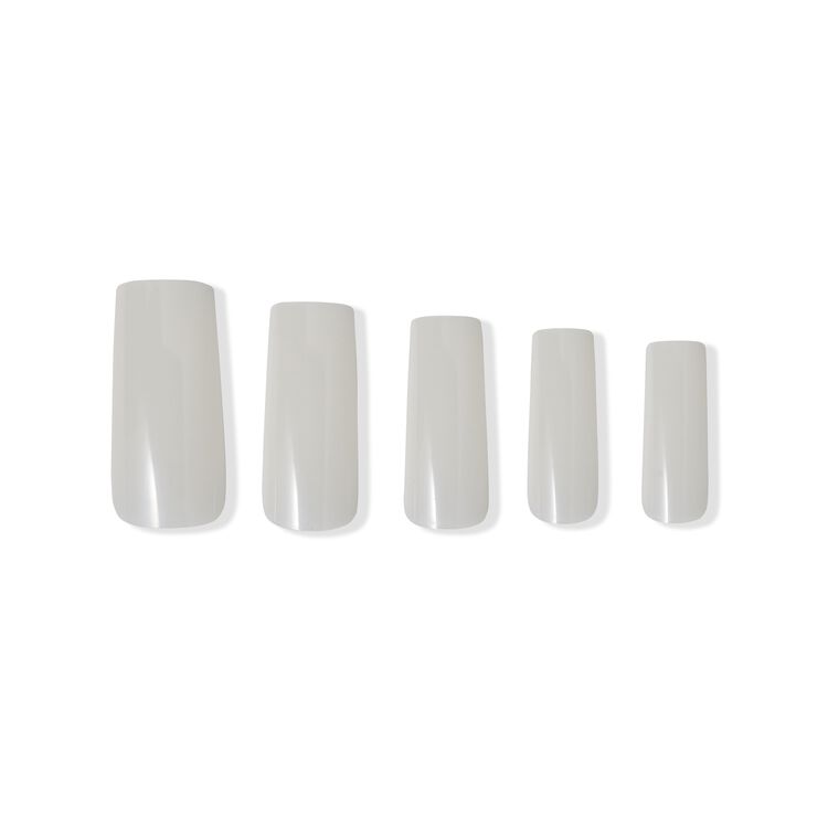 Precision Fit Straight Natural Half-Well Tips