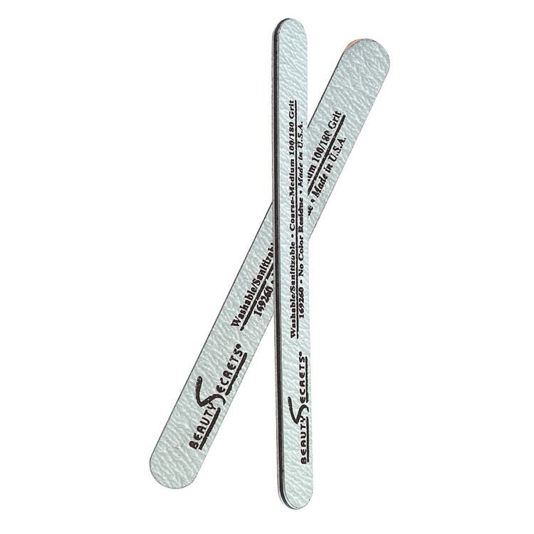 Beauty Secrets Zebra Cushion Nail File Medium Coarse 180 100 Grit Nails Files And Buffers Sally Beauty