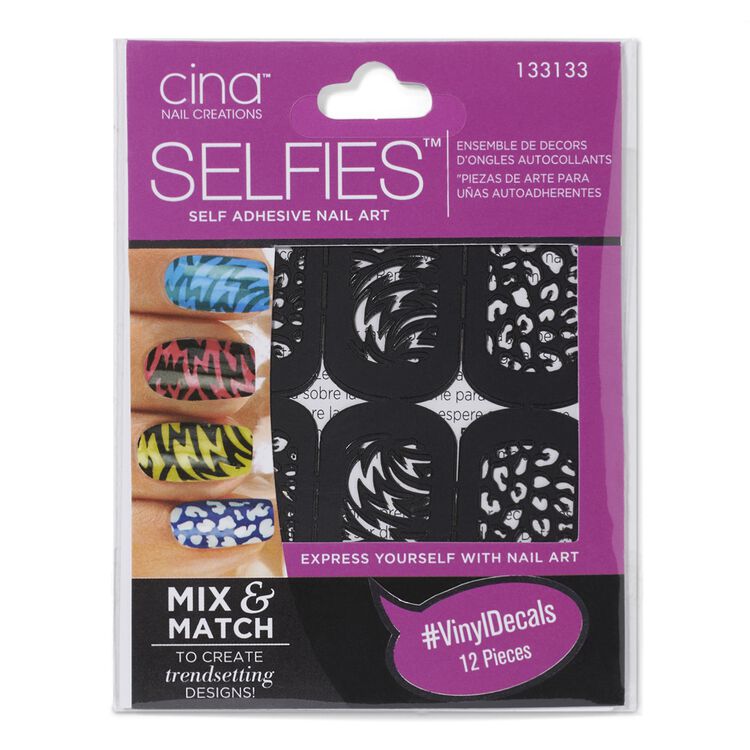 Cina Nail Creations VinylDecals Self Adhesive Nail Art by Selfies