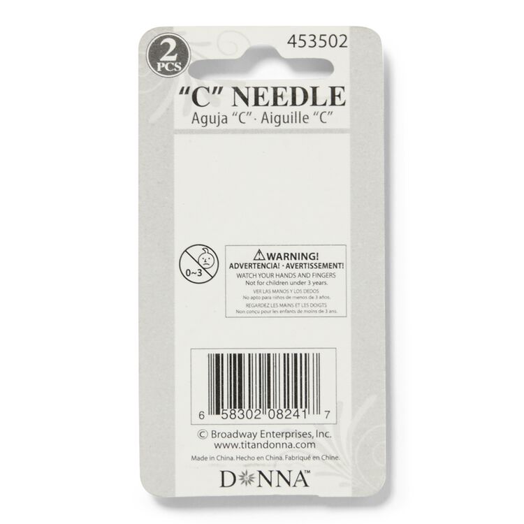 "C" Weaving Needle
