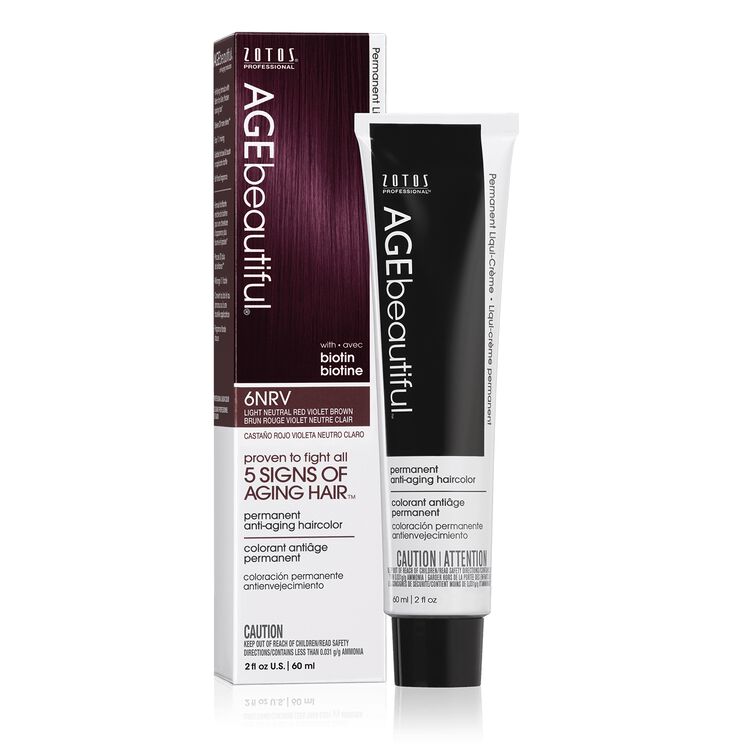 6NRV Light Neutral Red Violet Brown Permanent Liqui-Creme Hair Color