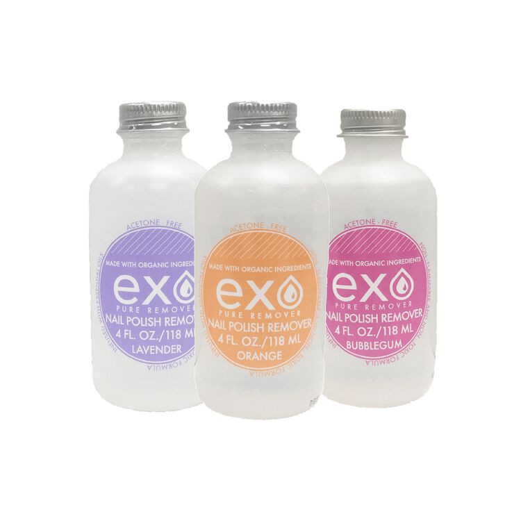 Exo Supply Pure Non Acetone Nail Polish Remover 4oz Nail Color Remover Thinner Sally Beauty