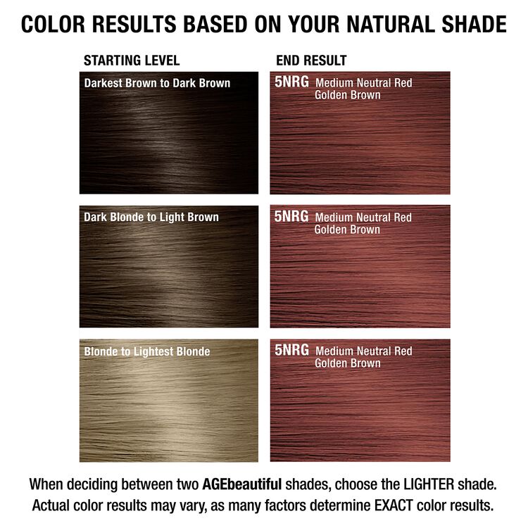 5NRG Medium Neutral Red Golden Brown Permanent Liqui-Crème Hair Color