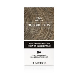 8A Light Ash Blonde Permanent Liquid Hair Color