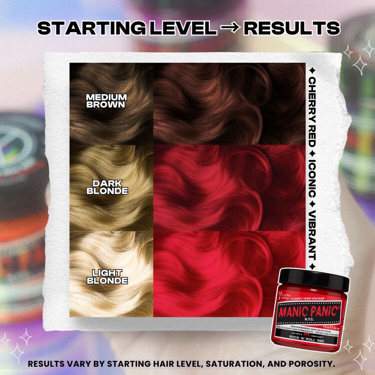 Manic Panic Semi-Permanent Color Cream Rock N Roll Red