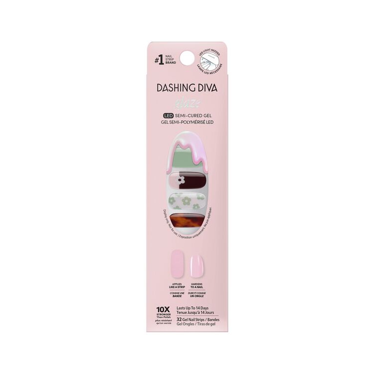 Glaze Art- That 70's Glow Gel Nail Polish Strips