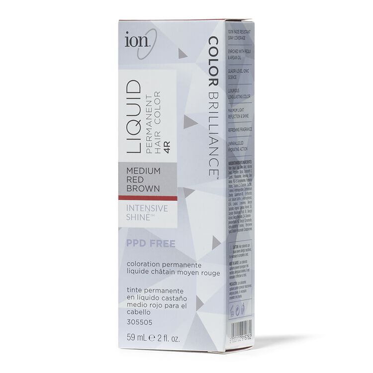 4R Medium Red Brown Permanent Liquid Hair Color