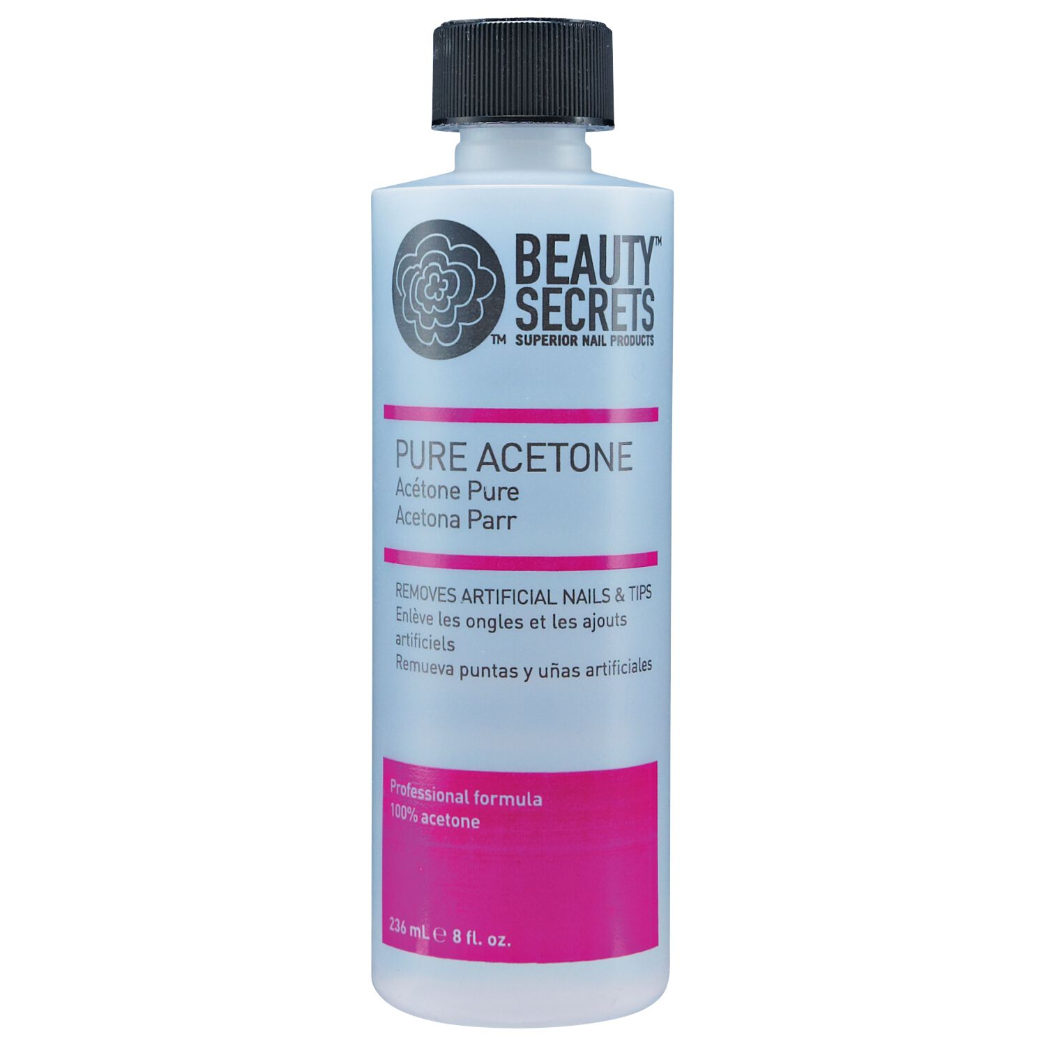 Beauty Secrets Pure Acetone Manicurist Solvent Nail Polish Removers