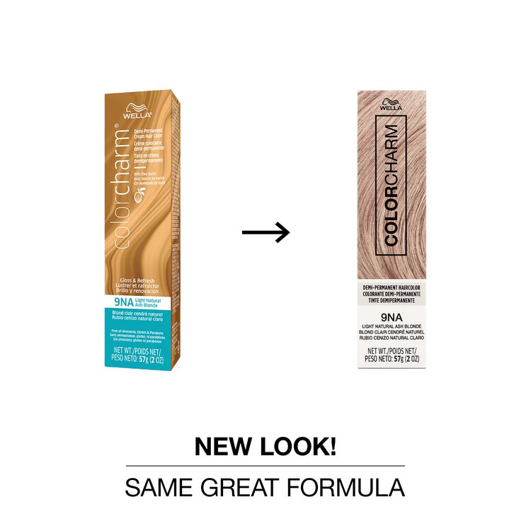 9NA Light Natural Ash Blonde Demi Permanent Cream Hair Color