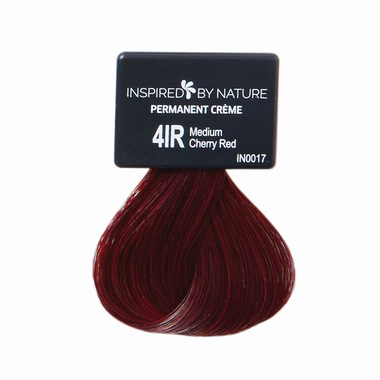Inspired By Nature Ammonia-Free Permanent Hair Color Medium Cherry Red 4IR, Permanent Hair Color