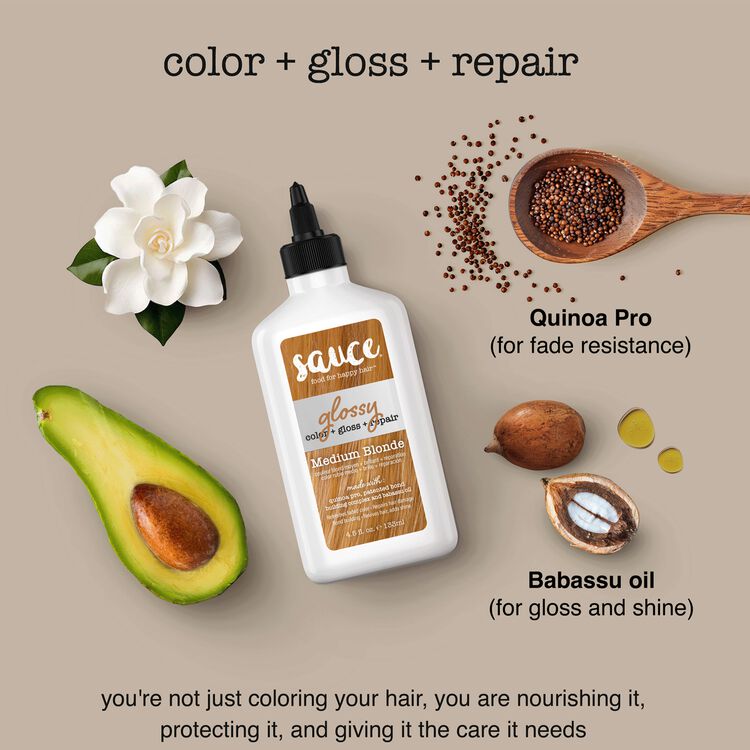 Glossy Color & Gloss & Repair Semi Permanent Hair Gloss