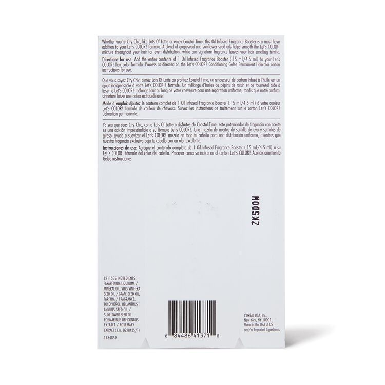 Let's COLOR! Conditioning Gelee Permanent Haircolor Fragrance Booster