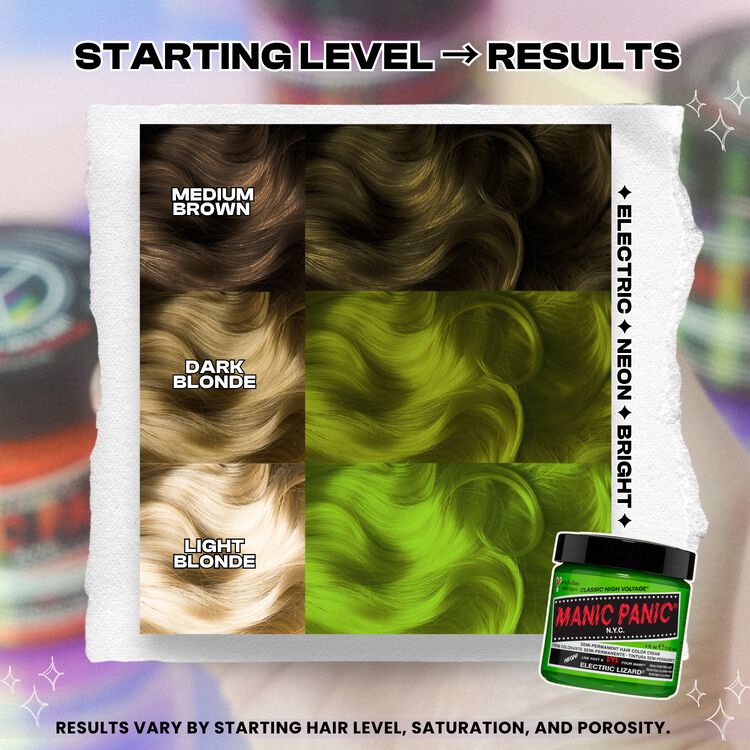 Manic Panic Semi-Permanent Color Cream Electric Lizard