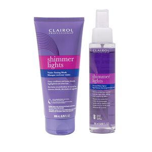 Clairol Professional Shimmer Lights Mask & Spray Bundle