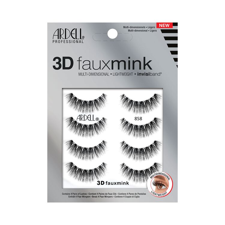 3D Faux Mink Lashes #858 4 Pack