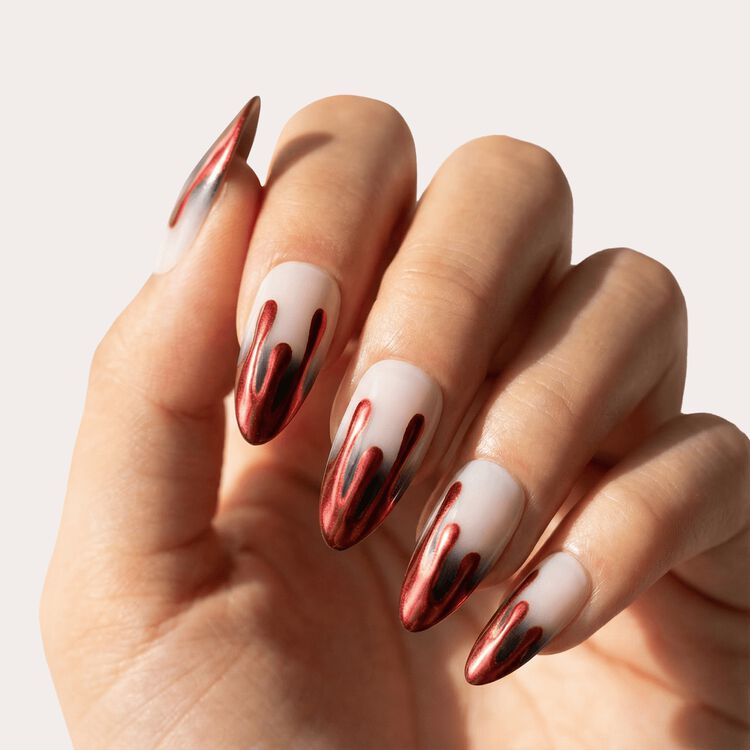 Gel Nail Effects Cold Blooded