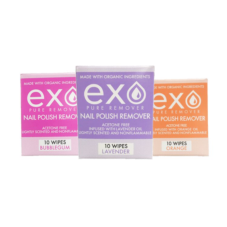 EXO Supply Pure Non-Acetone Nail Polish Remover Wipes | Nail Color Remover  & Thinner | Sally Beauty