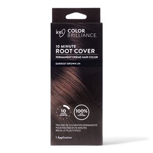 Darkest Brown 10 Minute Root Cover Permanent Creme Color