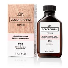 Beige Blonde Permanent Liquid Toner