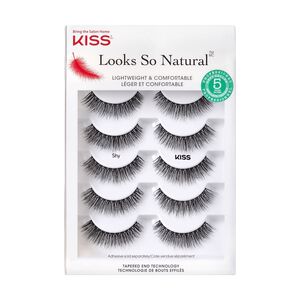 Looks So Natural False Eyelashes 5 Pair Multipack - Shy
