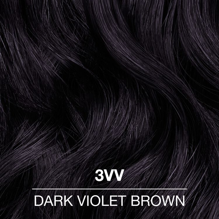 3VV Dark Violet Brown Demi Permanent Cream Hair Color