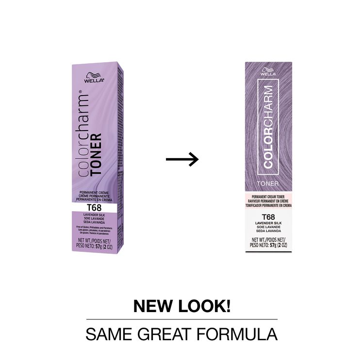 T68 Lavender Silk Permanent Cream Toner