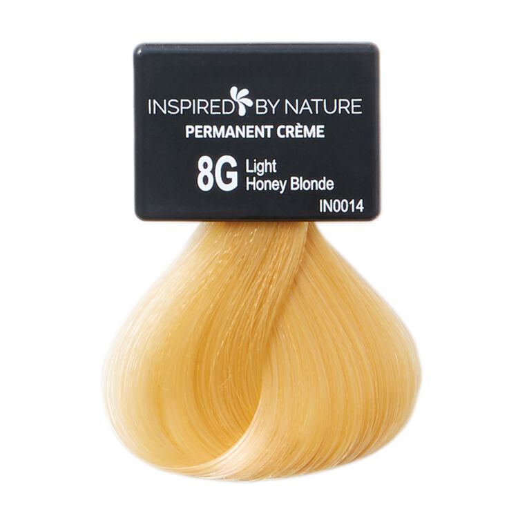 Ammonia-Free Permanent Hair Color Light Honey Blonde 8G