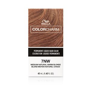 7NW Medium Natural Warm Blonde Permanent Liquid Hair Color