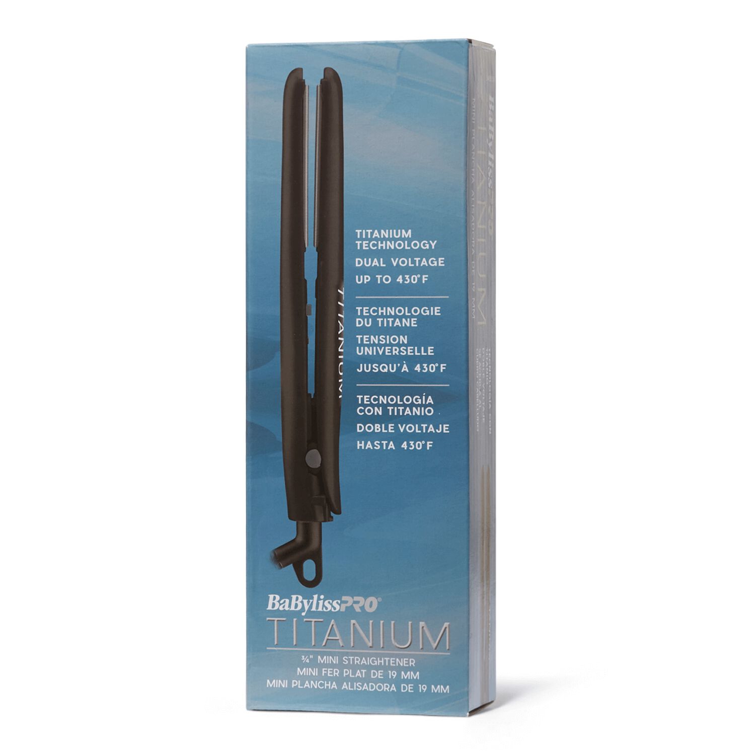Travel Titanium Flat Iron (3/4 in) by BaBylissPro Flat Irons Sally