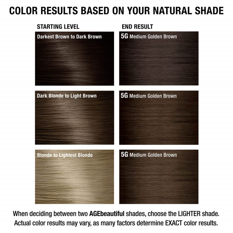 5G Medium Golden Brown Permanent Liqui-Creme Hair Color