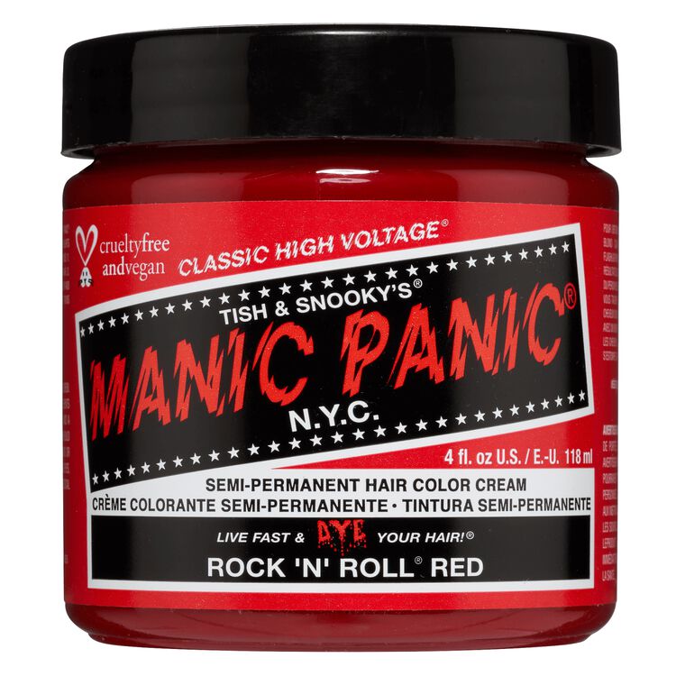 Manic Panic Semi-Permanent Color Cream Rock N Roll Red