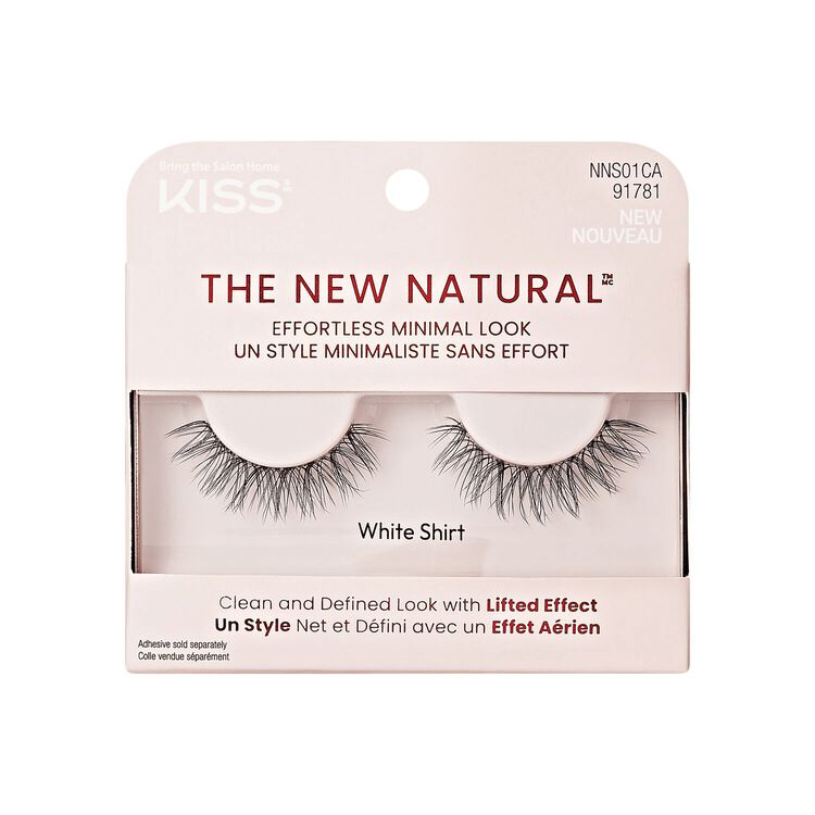 The New Natural False Eyelashes Full Strip Lash - White Shirt