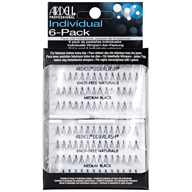 Individual 6 Pack Medium Black Eyelashes by Ardell Eyelash Extensions Sally Beauty
