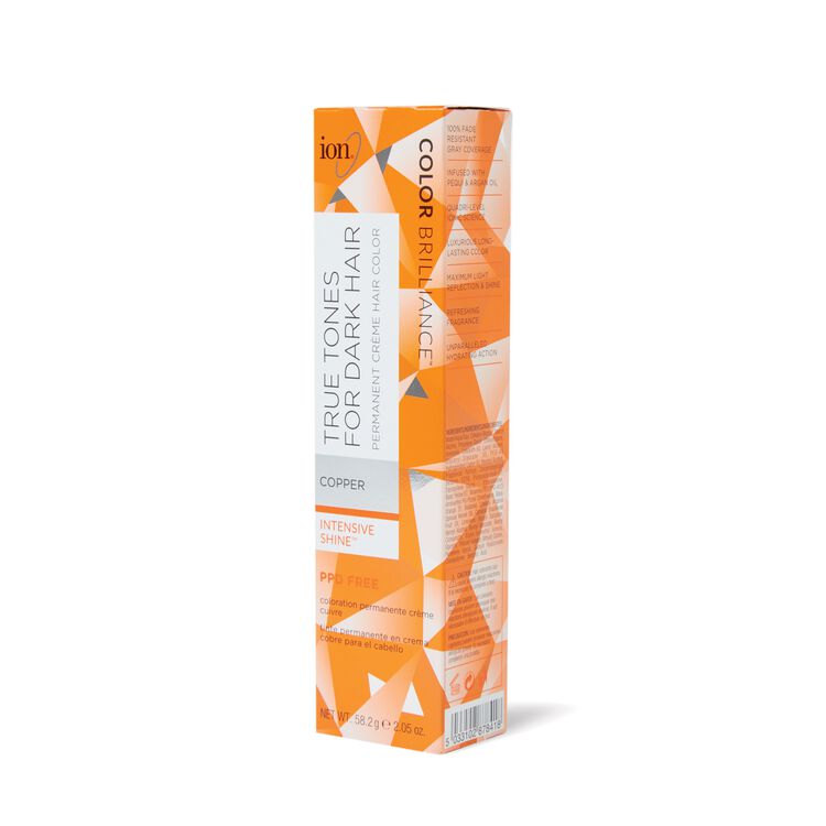Ion True Tones for Dark Hair Permanent Crème Hair Color Copper