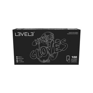 Medium Black Nitrile Gloves