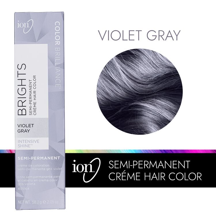 Violet Gray Semi Permanent Hair Color