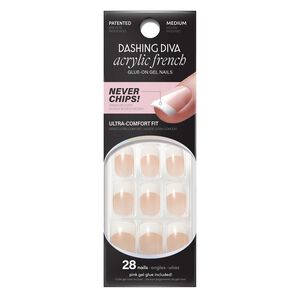 Sculpted Acrylic French Medium Squoval