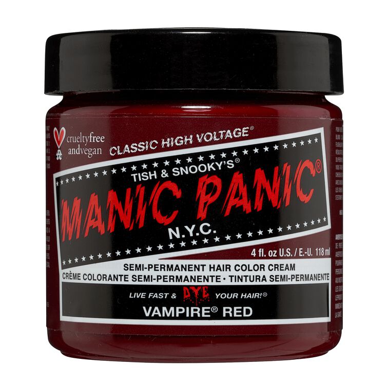 Manic Panic Semi-Permanent Hair Color Cream Vampire Red