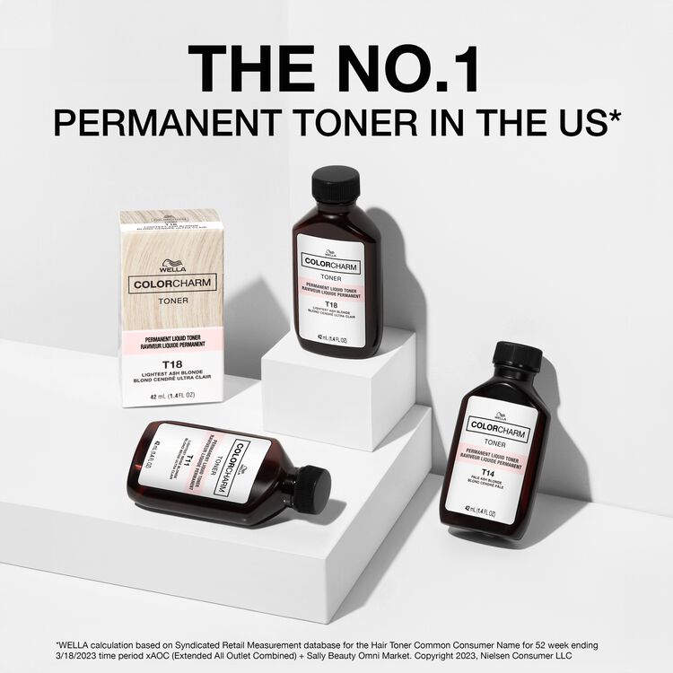 Medium Beige Blonde Permanent Liquid Toner