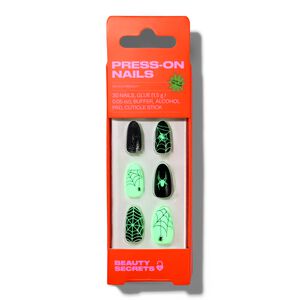 Spiderwebs Glow In The Dark Press On Nails