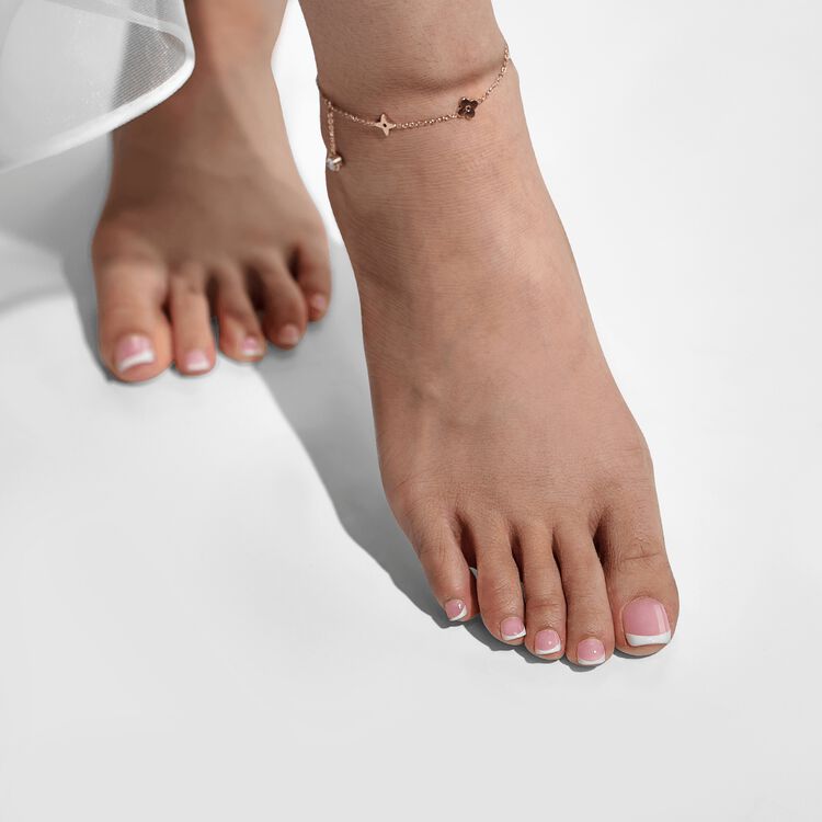 XCOATTIPS® Toe Nails - Short Squoval White French