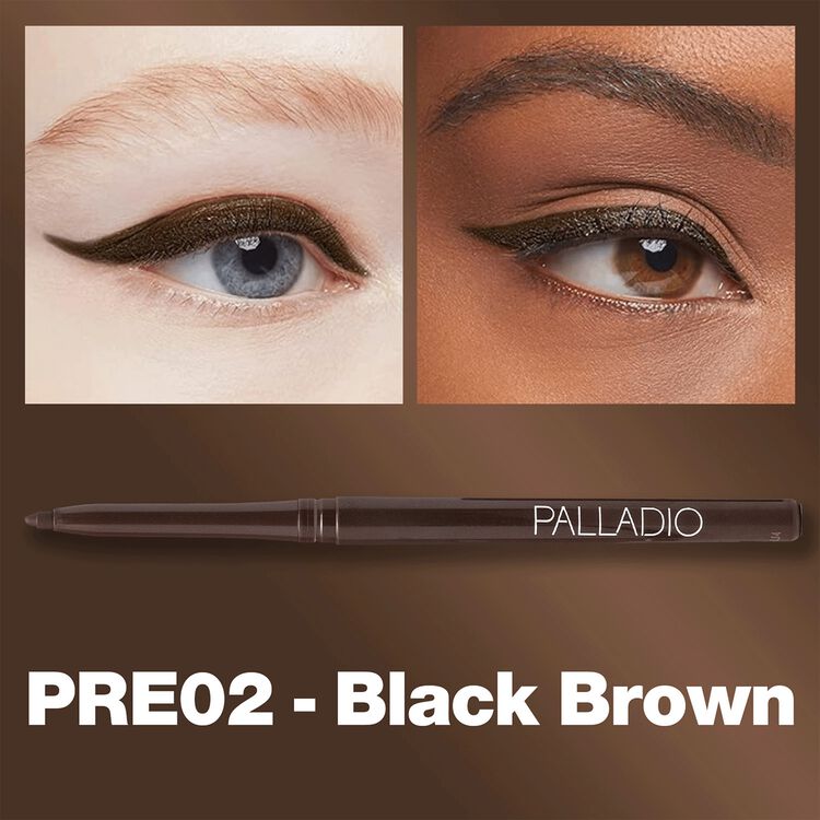 Retractable Eyeliner Black/Brown
