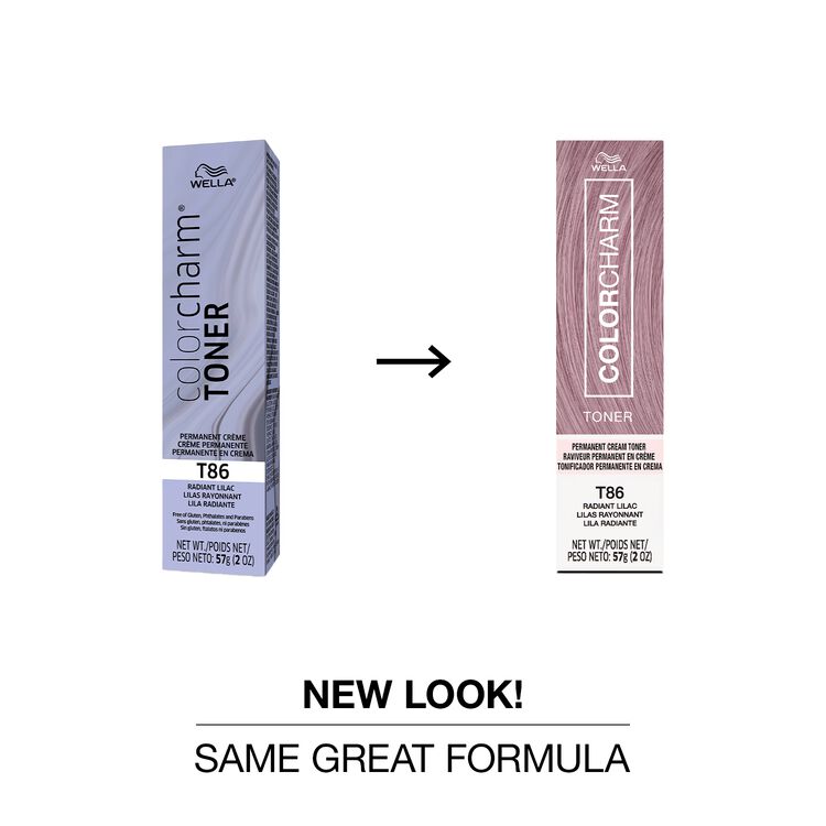 T86 Radiant Lilac Permanent Cream Toner