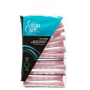Pink Long Curved Perm Rods