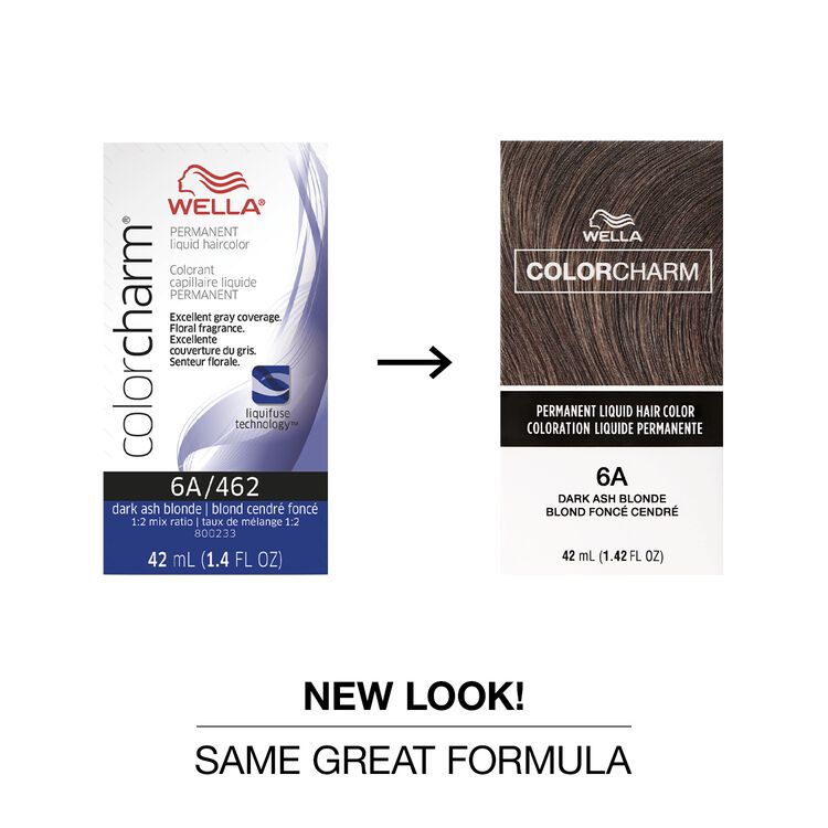 6A Dark Ash Blonde Permanent Liquid Hair Color
