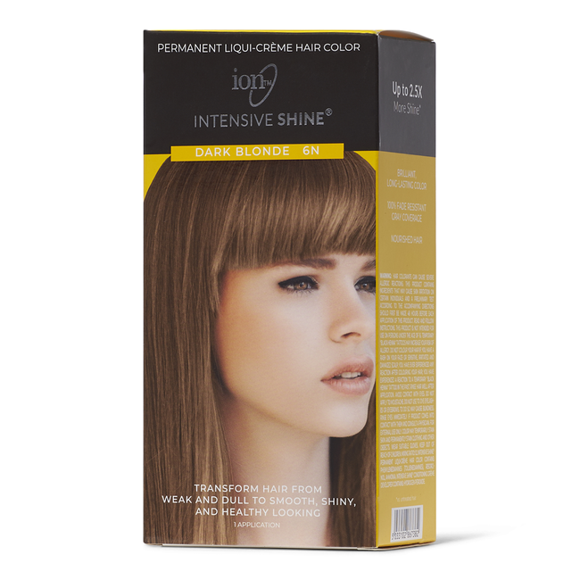 ion Intensive Shine Hair Color Kit Dark Blonde 6N | Hair Color Kit