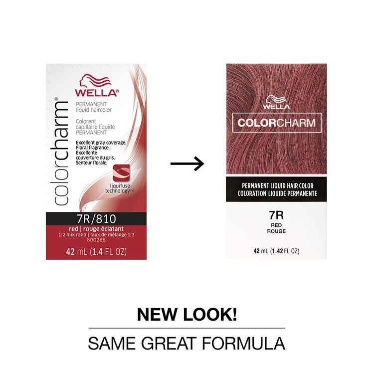 7R Red Permanent Liquid Hair Color